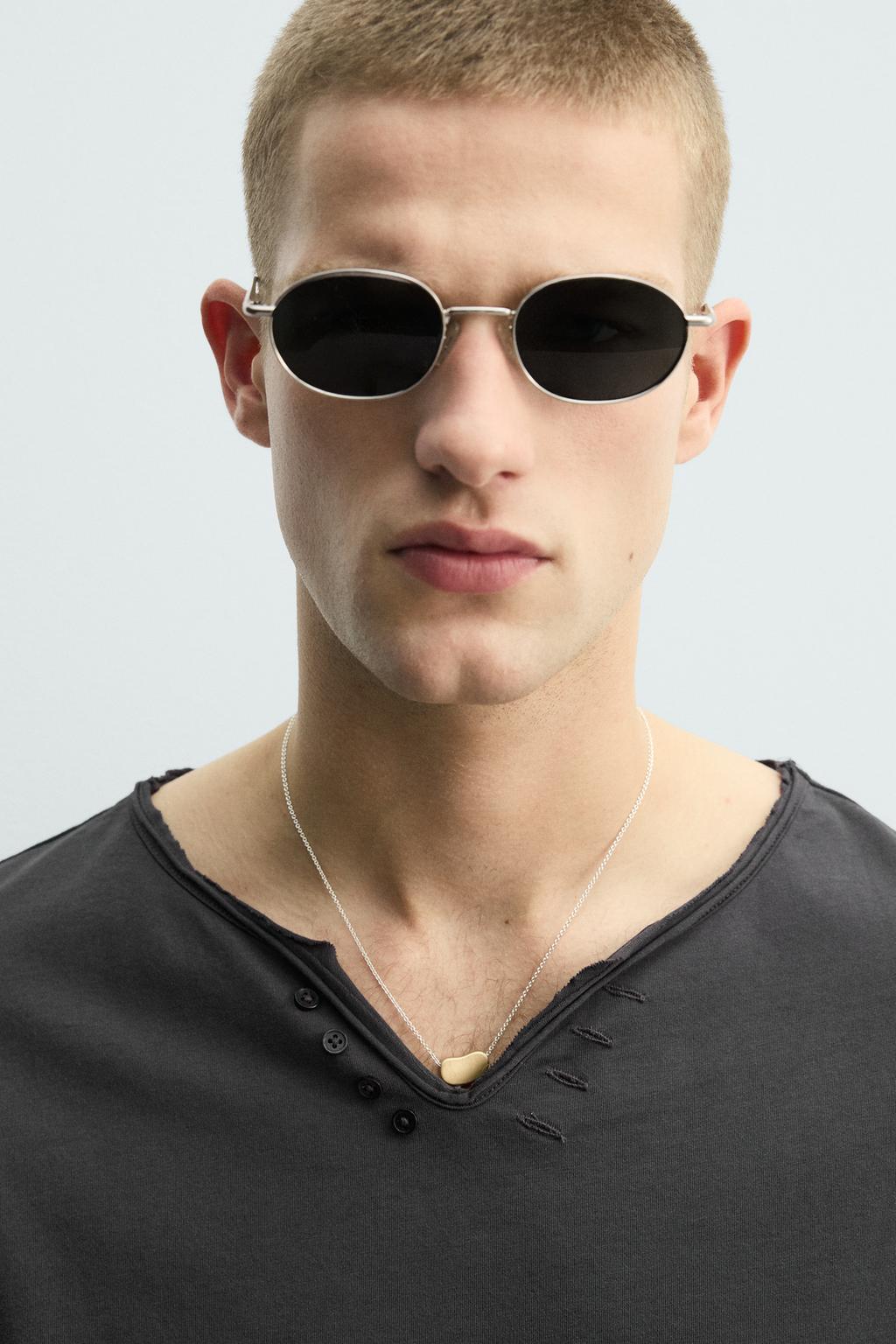 ФУТБОЛКА С АСИММЕТРИЧНЫМ ВОРОТНИКОМ НА ПУГОВИЦАХ