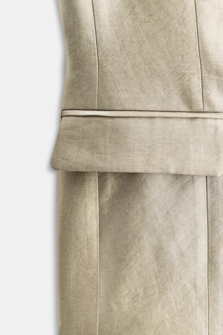 Комплект бюстье и жилет с зауженной линией талии