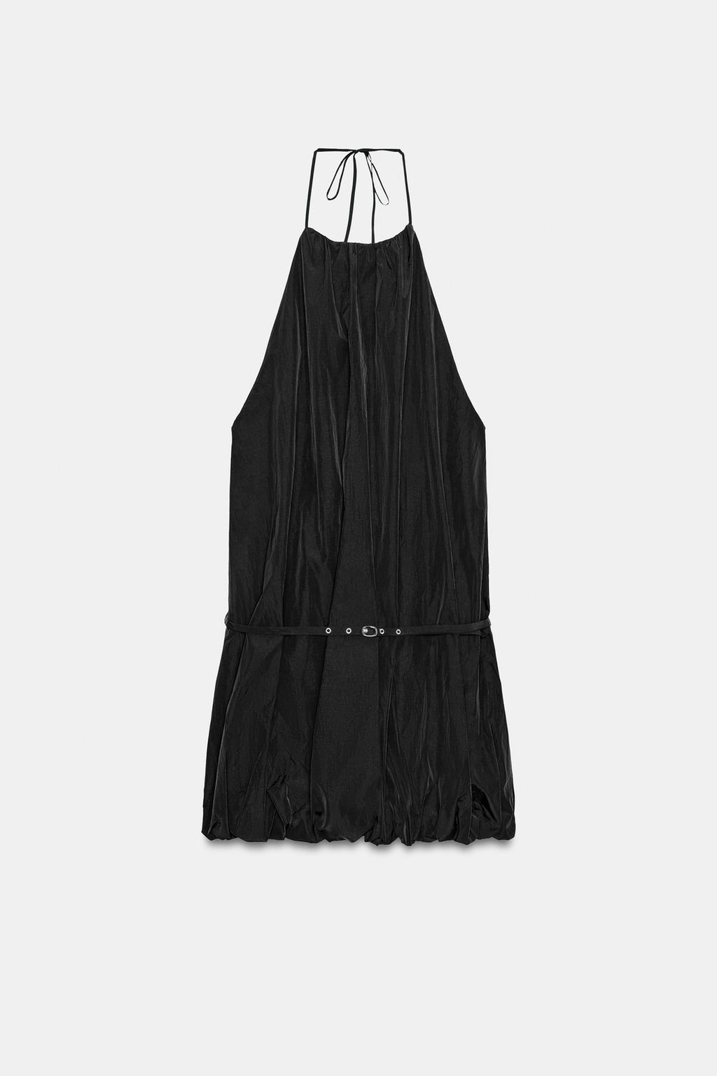 ПЛАТЬЕ-БАЛЛОН С ГОРЛОВИНОЙ ХАЛТЕР