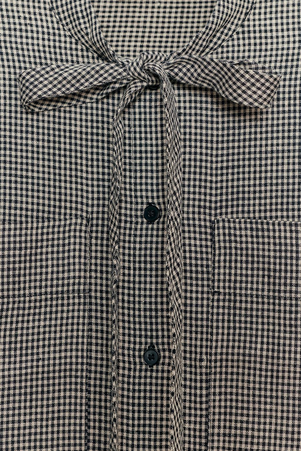 РУБАШКА В КЛЕТКУ ИЗ ЛЬНА — коллекция Zara «ZW»