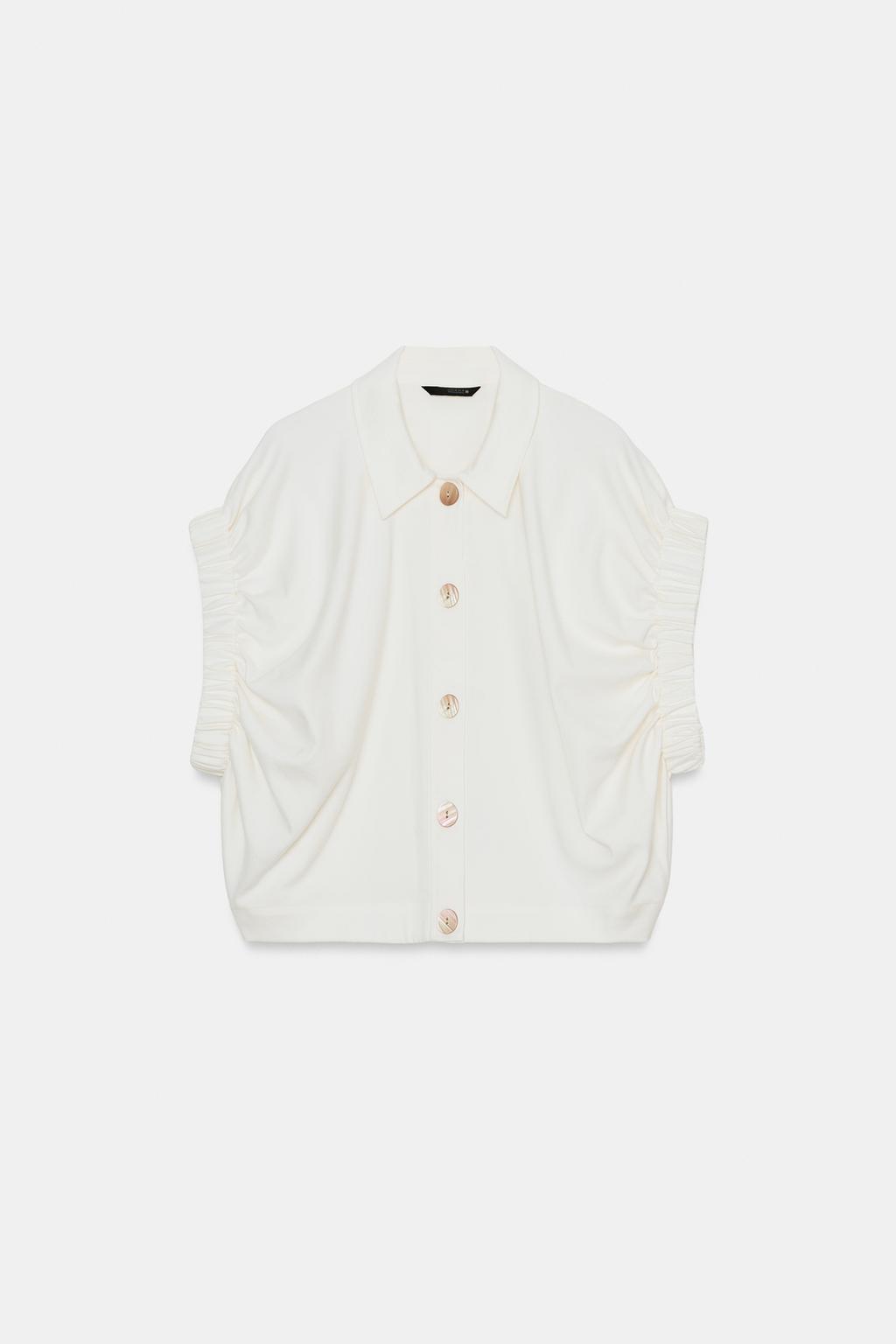 РУБАШКА С ШИРОКИМИ ПРОЙМАМИ