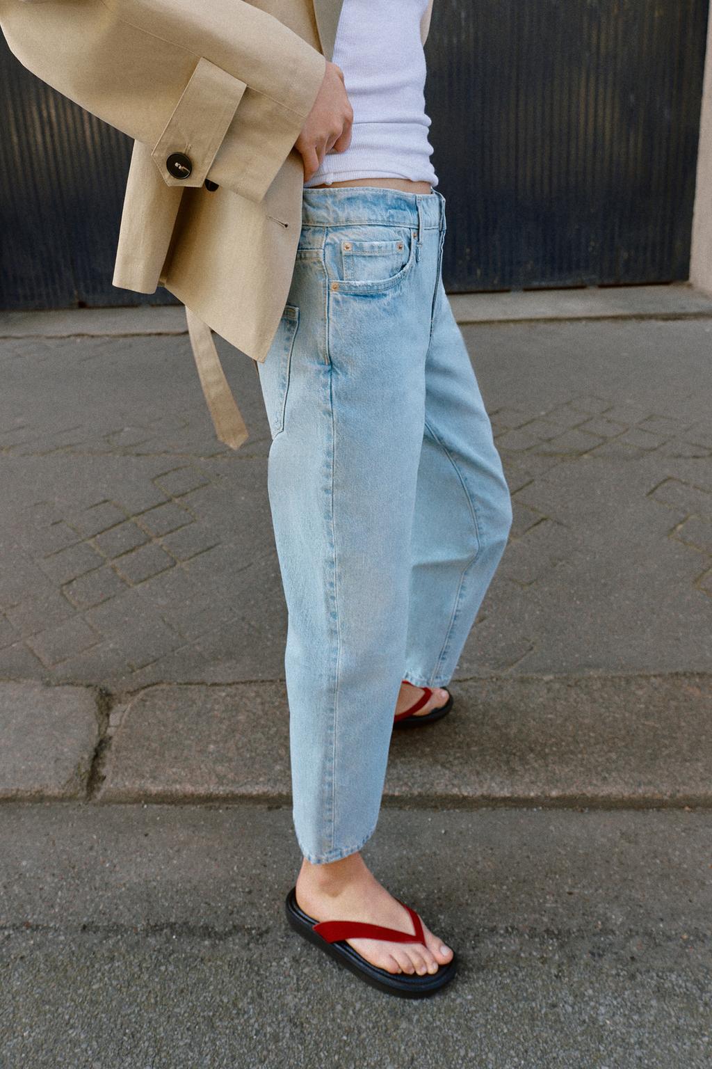 УКОРОЧЕННЫЕ ДЖИНСЫ Z1975 СО СРЕДНЕЙ ПОСАДКОЙ