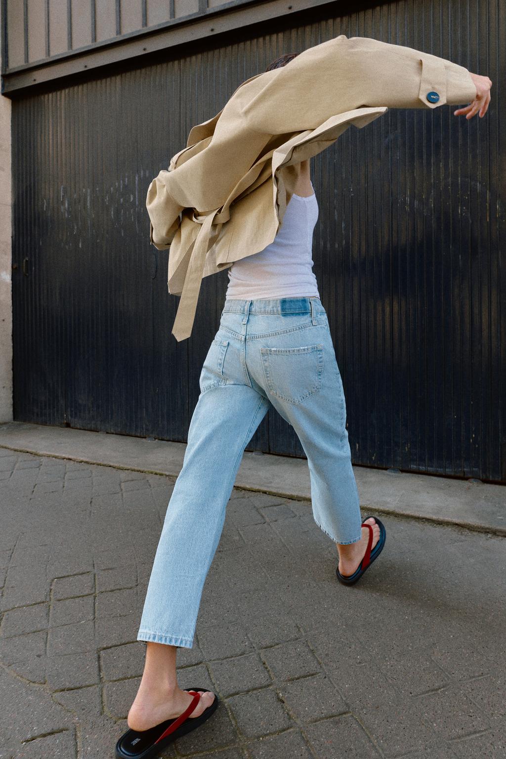 УКОРОЧЕННЫЕ ДЖИНСЫ Z1975 СО СРЕДНЕЙ ПОСАДКОЙ