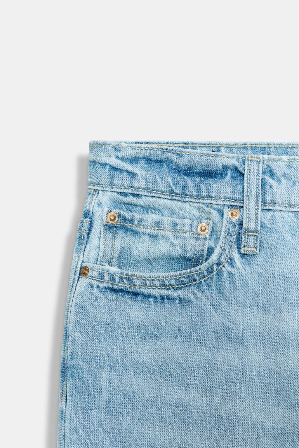 УКОРОЧЕННЫЕ ДЖИНСЫ Z1975 СО СРЕДНЕЙ ПОСАДКОЙ