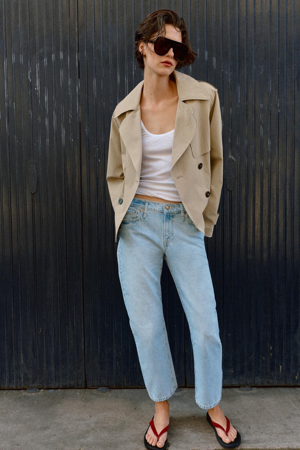 УКОРОЧЕННЫЕ ДЖИНСЫ Z1975 СО СРЕДНЕЙ ПОСАДКОЙ