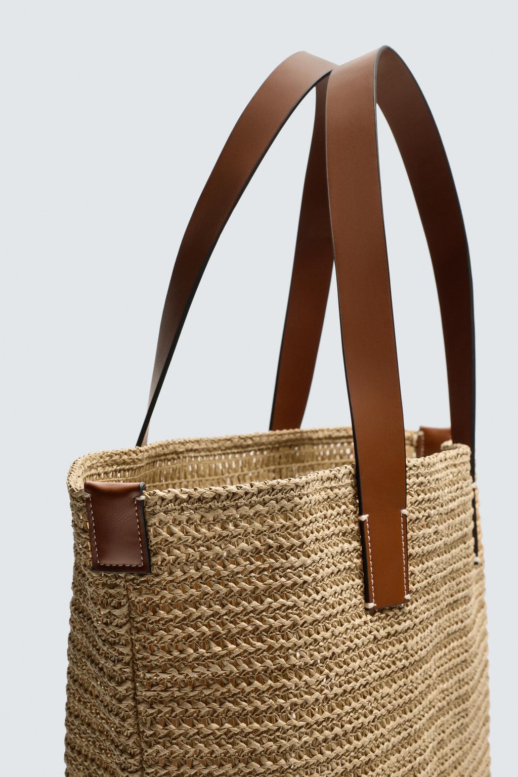 ПЛЕТЕНАЯ СУМКА-ШОПЕР