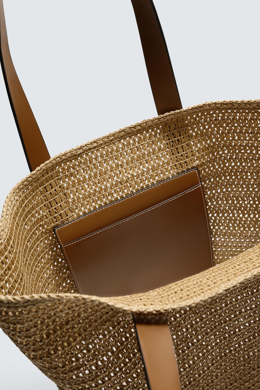 ПЛЕТЕНАЯ СУМКА-ШОПЕР