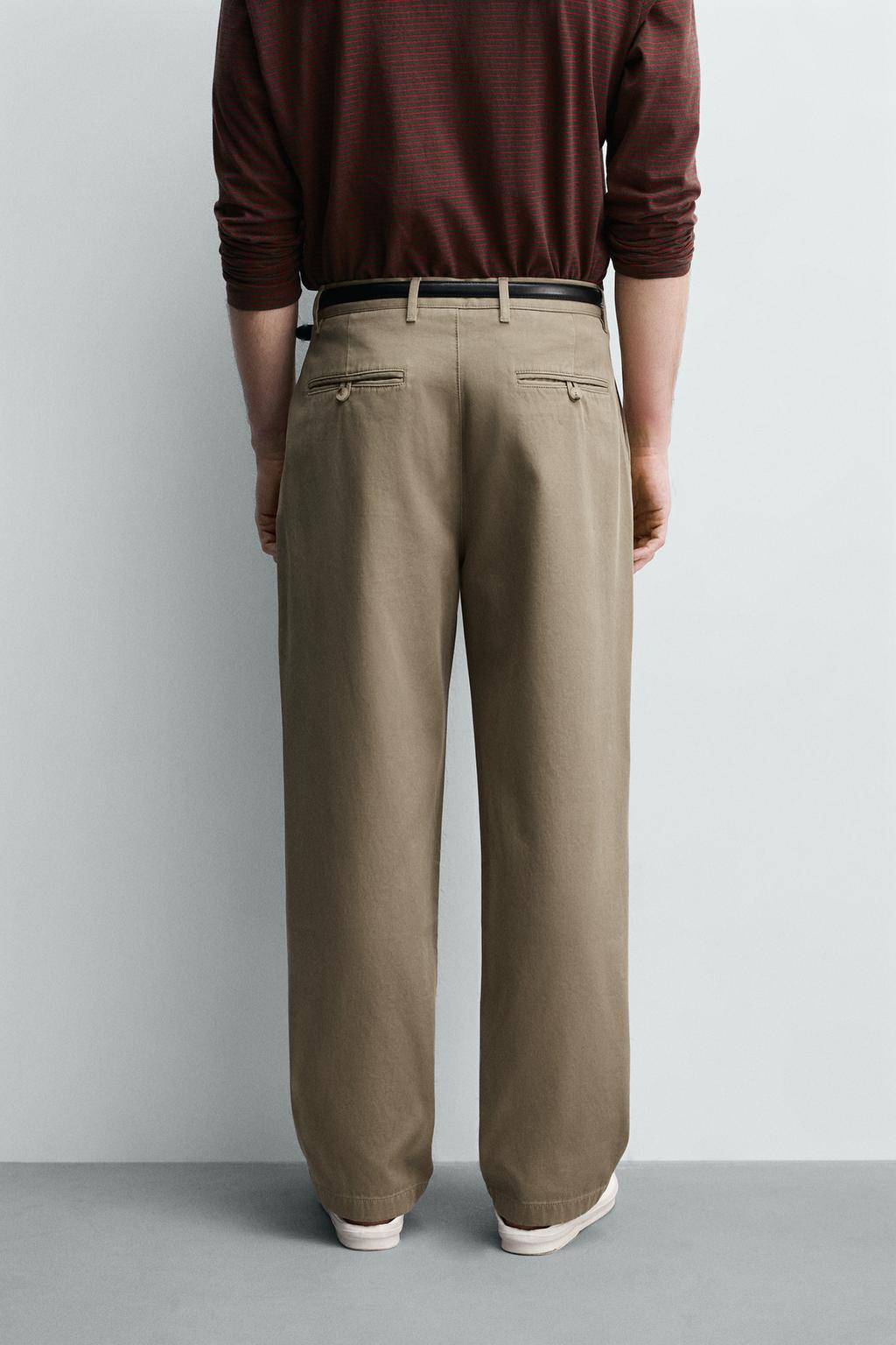 БРЮКИ ЧИНОС  СО СКЛАДКАМИ