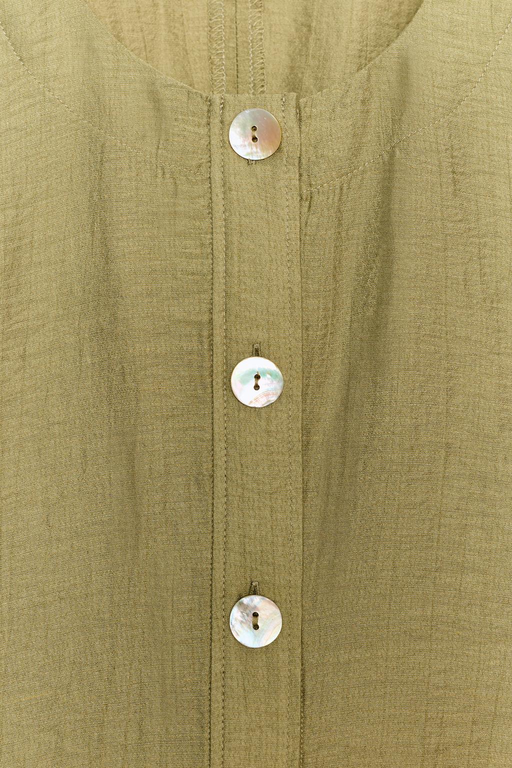 ТОП ИЗ ЛЬНА С ОБЪЕМНЫМИ РУКАВАМИ