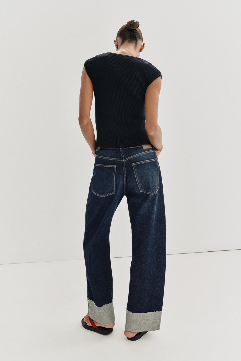 ТРИКОТАЖНЫЙ ТОП С КОМБИНИРОВАННЫМИ РУКАВАМИ