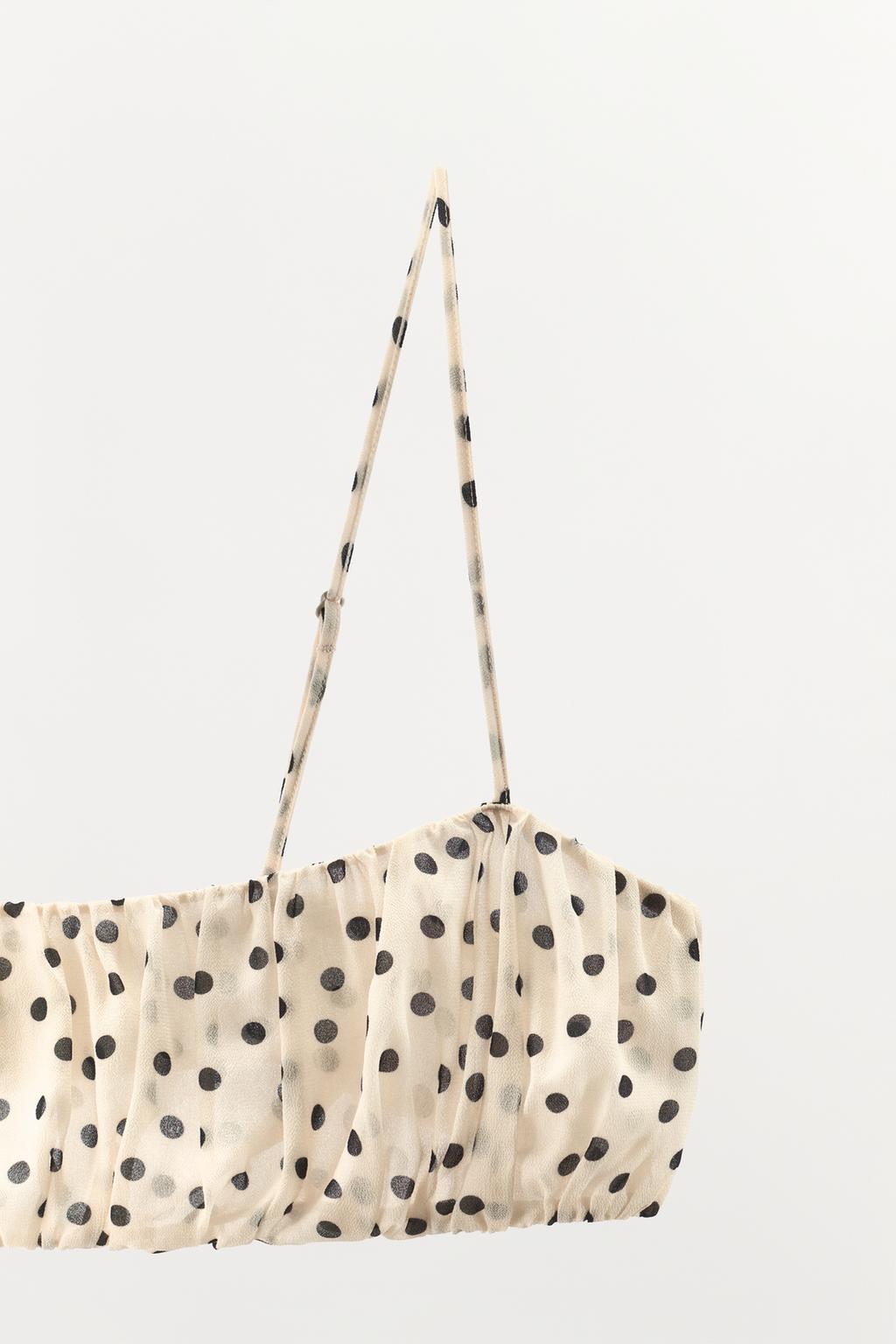 КРОП-ТОП В ГОРОШЕК