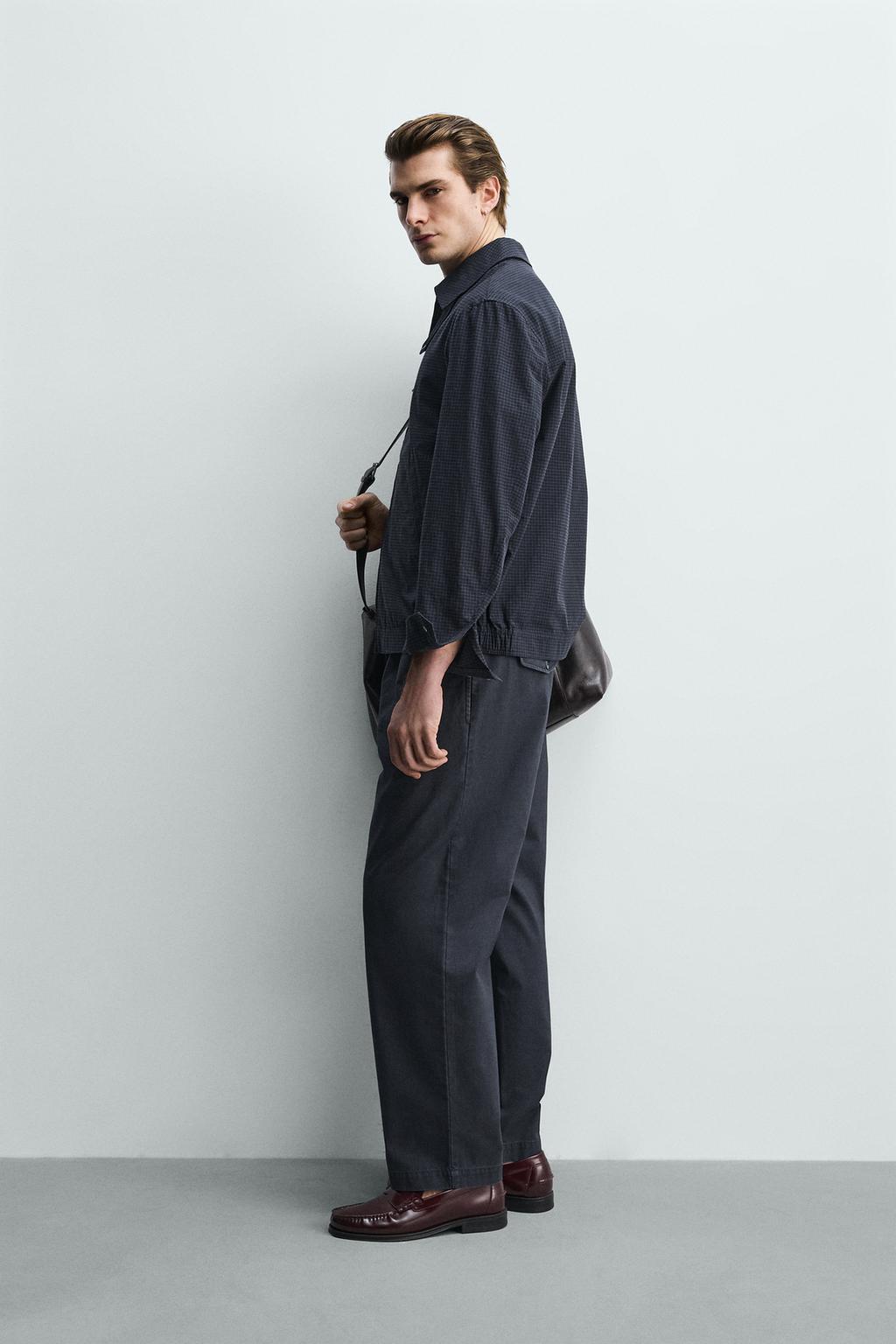 КУРТКА КЛАССИЧЕСКОГО КРОЯ В КЛЕТКУ