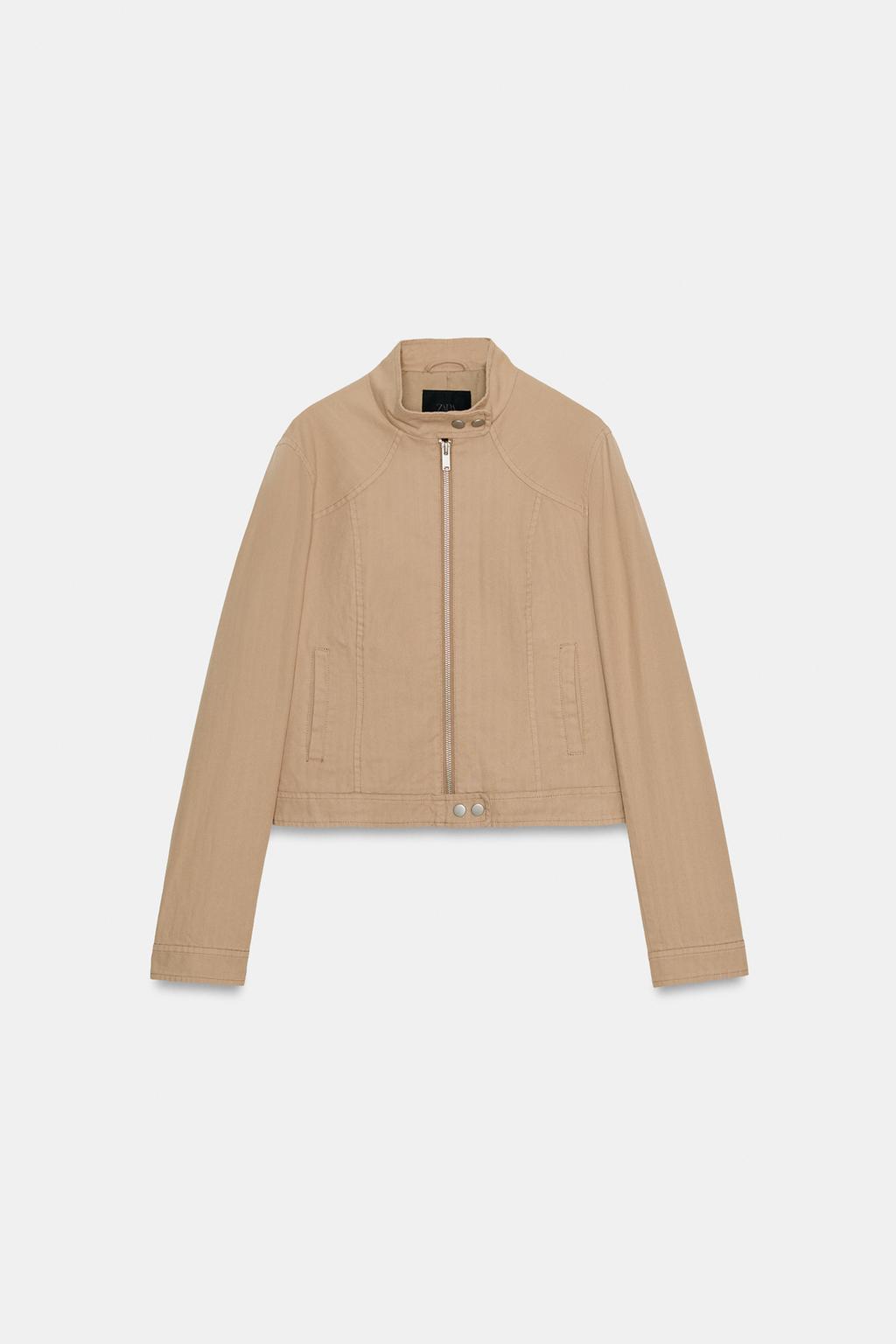 КУРТКА С ЭФФЕКТОМ ПОТЕРТОСТИ