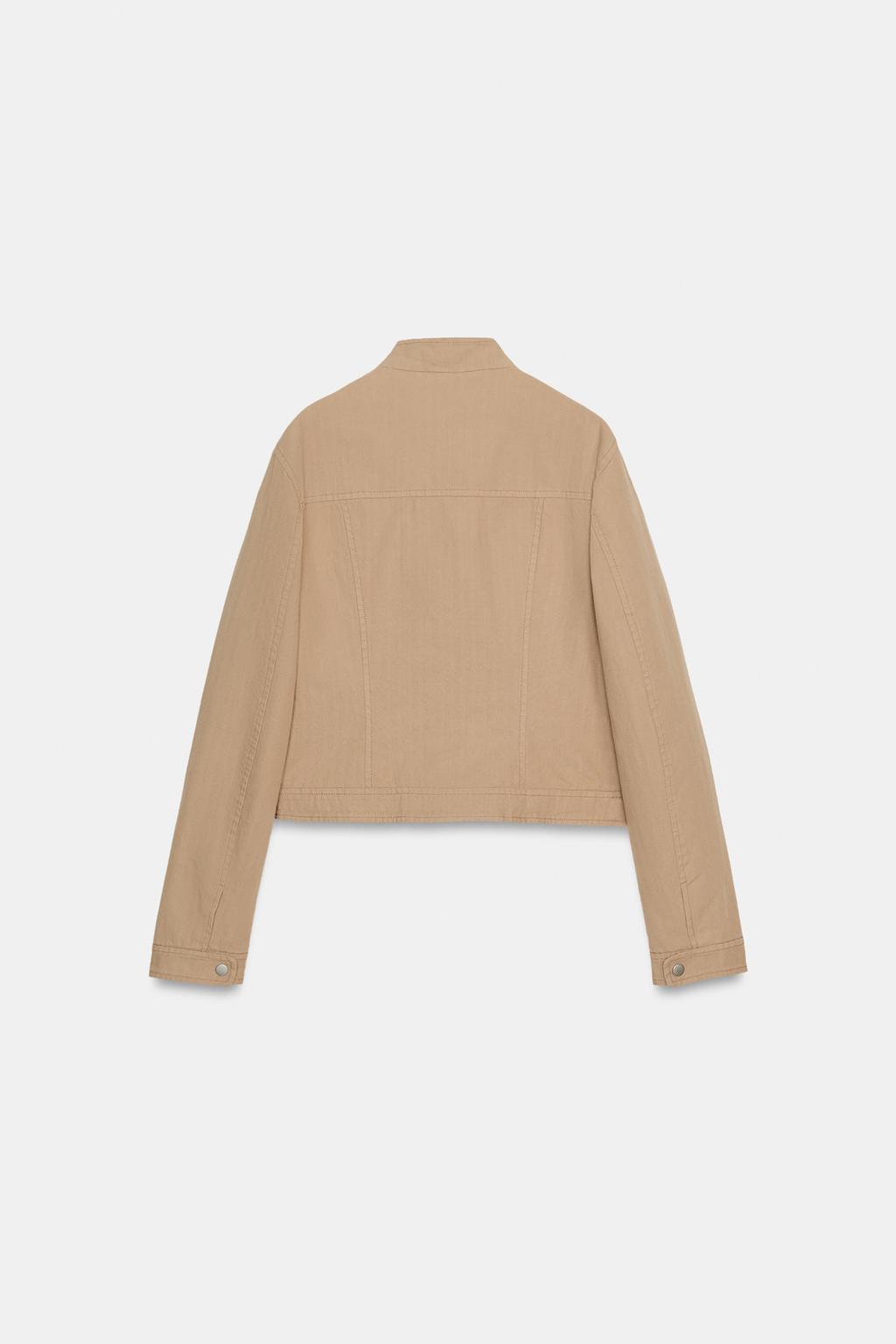 КУРТКА С ЭФФЕКТОМ ПОТЕРТОСТИ