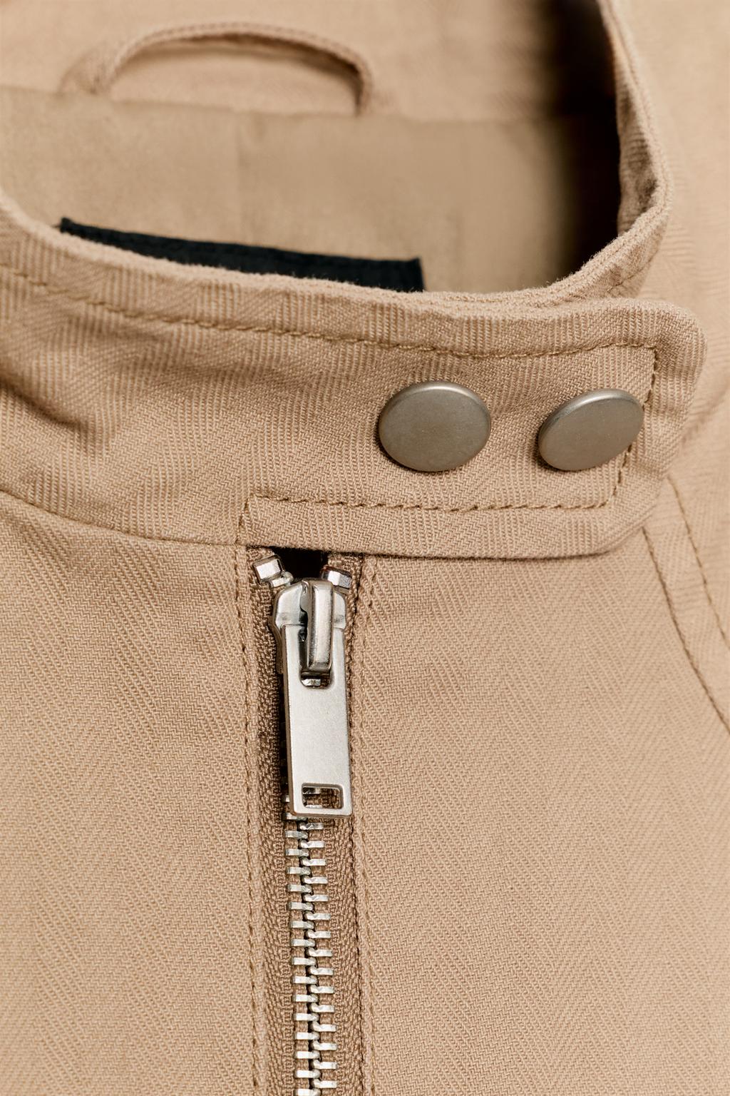 КУРТКА С ЭФФЕКТОМ ПОТЕРТОСТИ