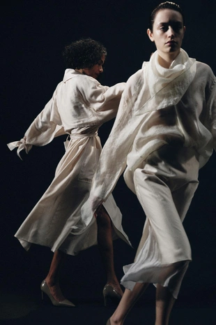 Комбинированная юбка миди — коллекция Zara «Zw»- Заказать в России