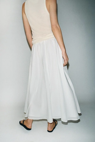 Юбка-накидка миди- Заказать в России