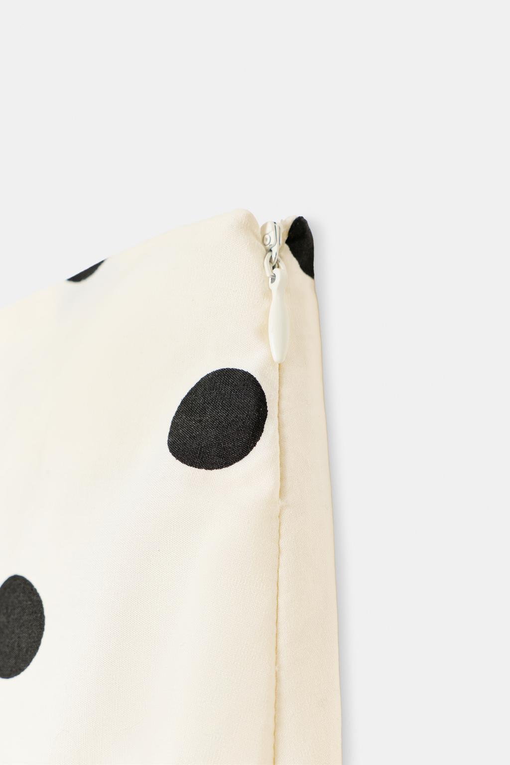 ЮБКА МИДИ АСИММЕТРИЧНОГО КРОЯ В ГОРОШЕК