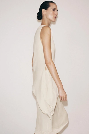 Юбка миди с эффектом двойной ткани- Заказать в России