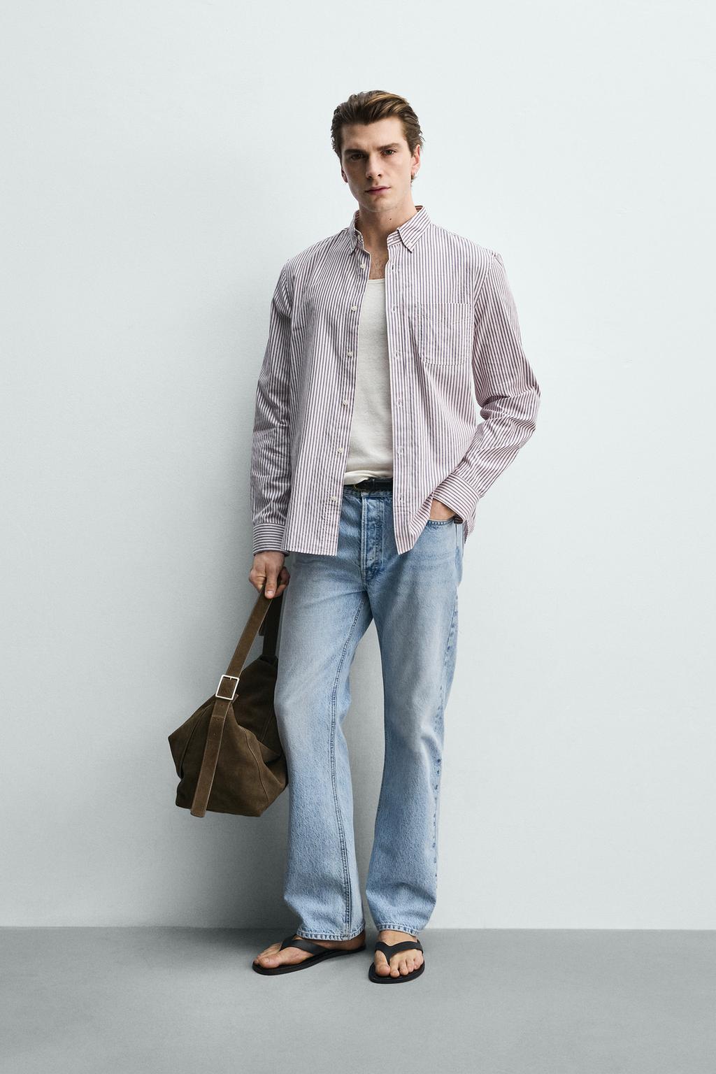 РУБАШКА стандартной посадки В ПОЛОСКУ