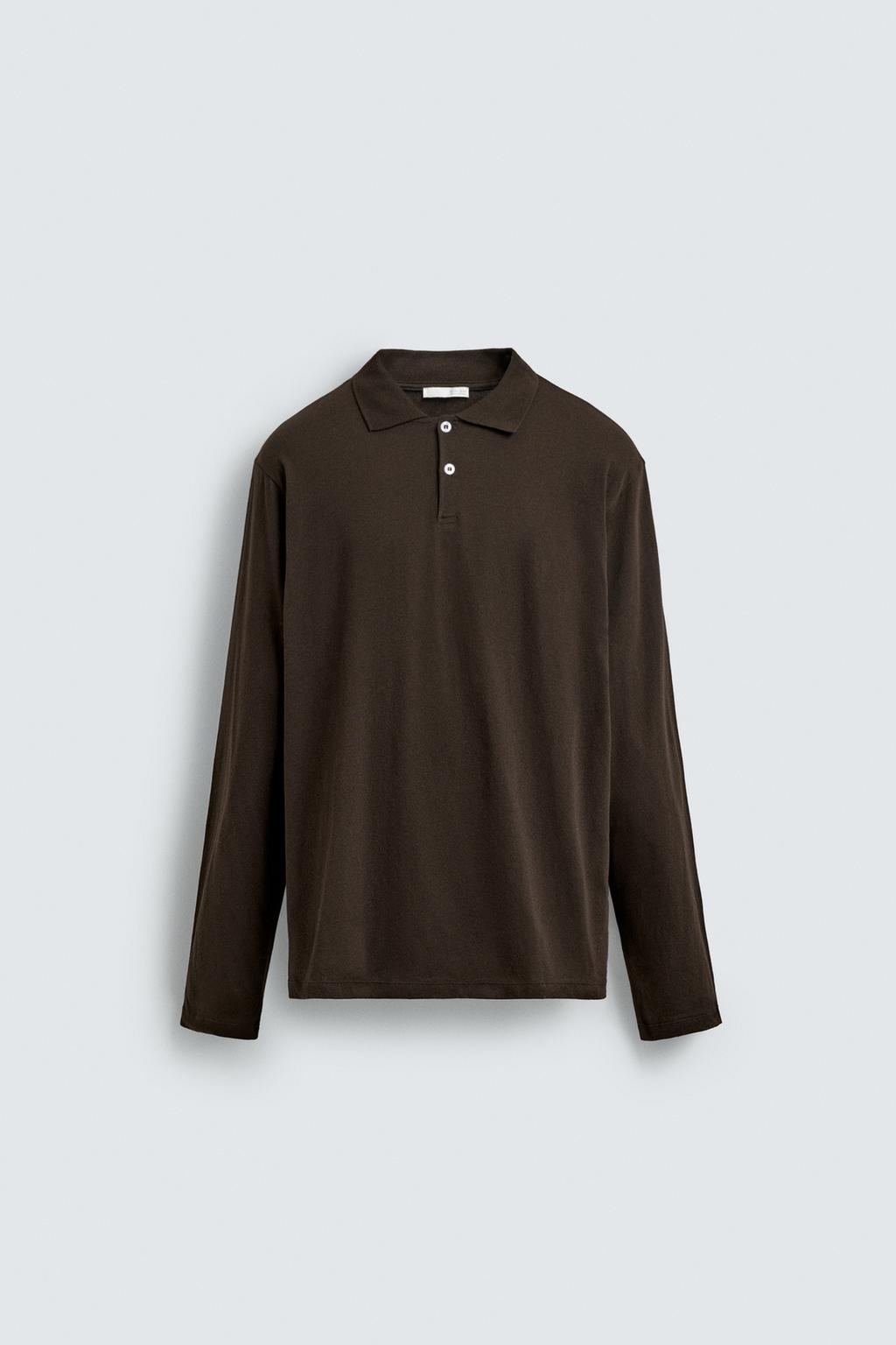 ПОЛО стандартной посадки ИЗ ХЛОПКА С РЕЛЬЕФНЫМ УЗОРОМ