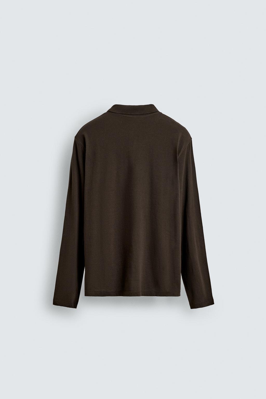 ПОЛО стандартной посадки ИЗ ХЛОПКА С РЕЛЬЕФНЫМ УЗОРОМ