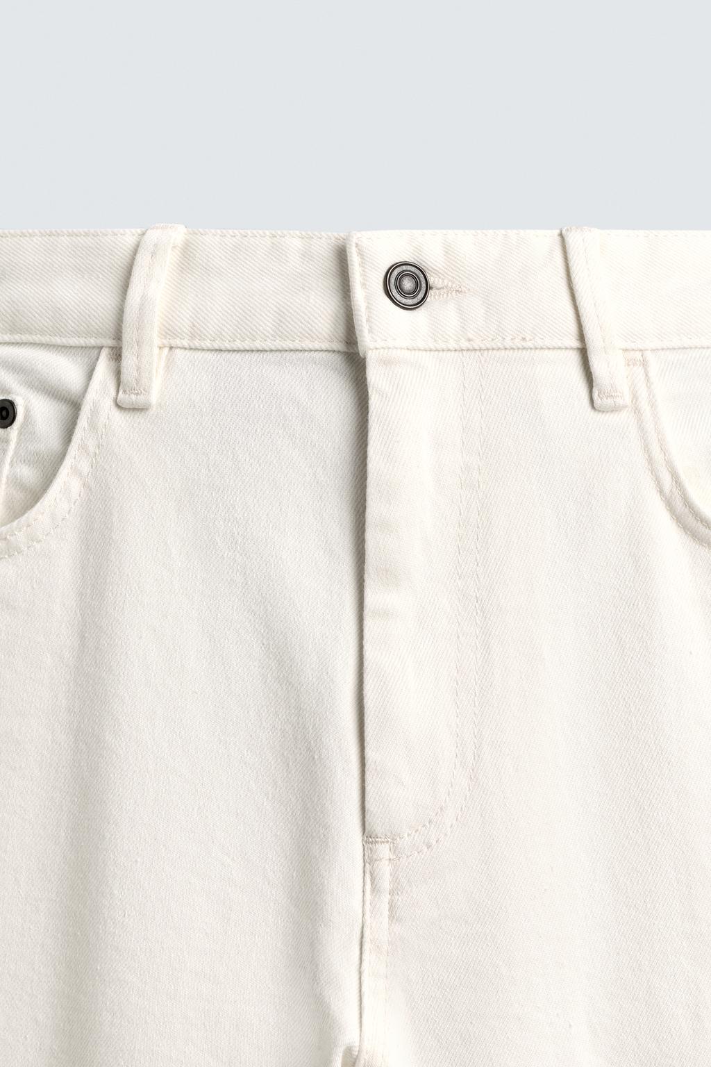 БРЮКИ прямого кроя С ЗАНИЖЕННОЙ ТАЛИЕЙ