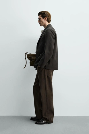 Блейзер из хлопка и шерсти- Заказать в России