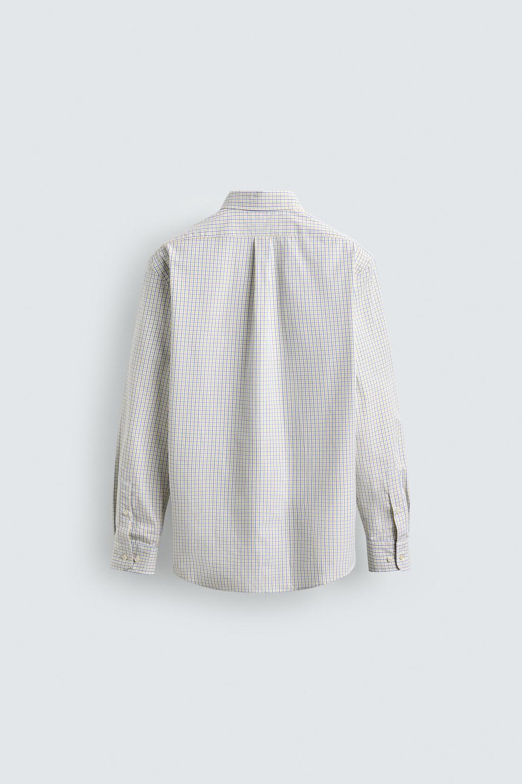 РУБАШКА КЛАССИЧЕСКОГО КРОЯ ИЗ ХЛОПКА