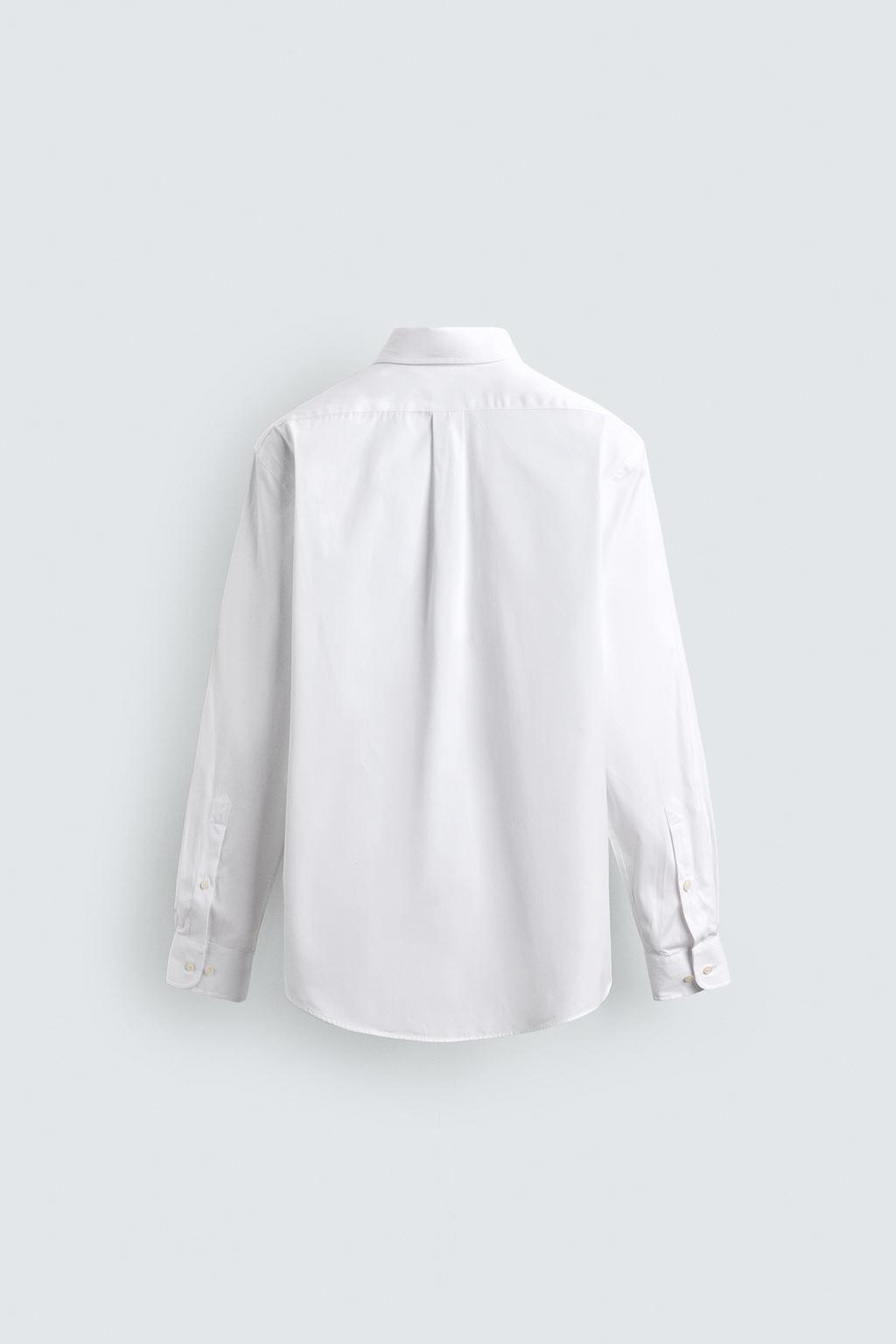 РУБАШКА КЛАССИЧЕСКОГО КРОЯ ИЗ ХЛОПКА