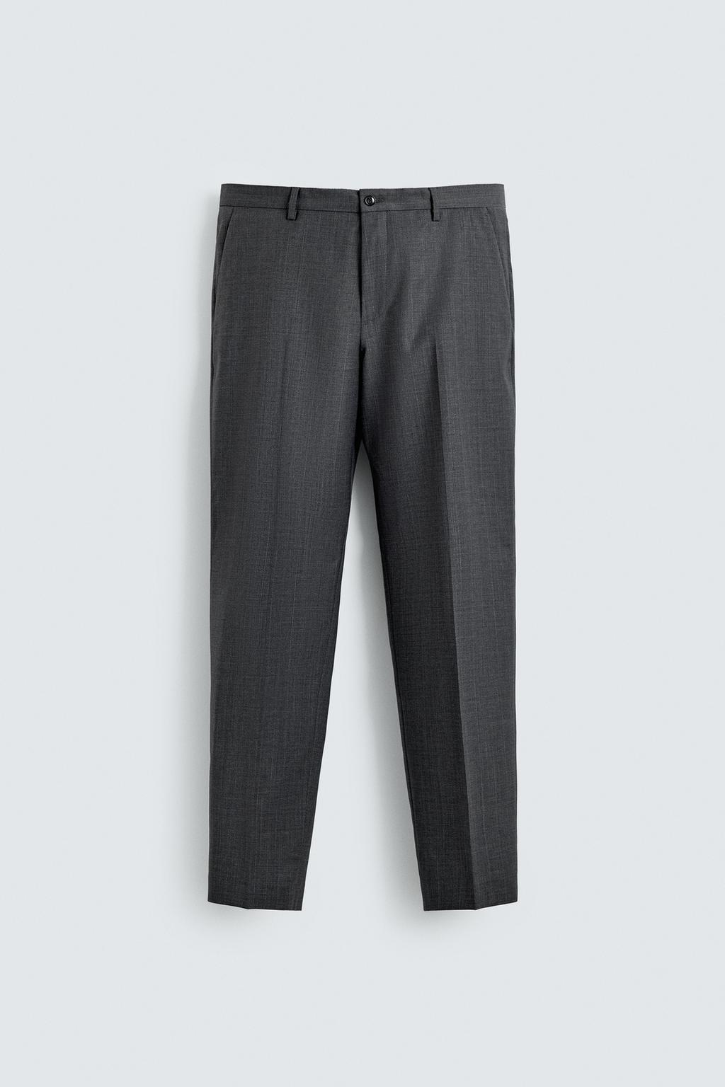 КОСТЮМНЫЕ БРЮКИ В ТОНКУЮ ПОЛОСКУ