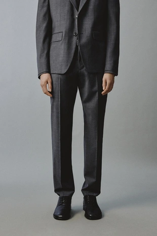 Костюмные брюки в тонкую полоску- Заказать в России