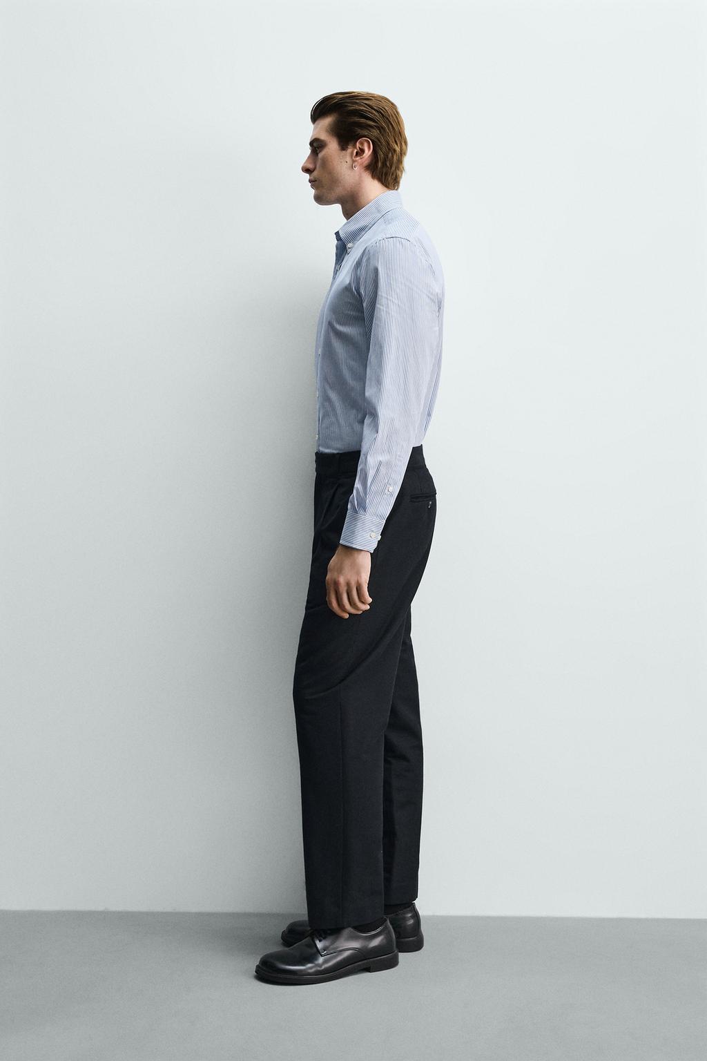 РУБАШКА КЛАССИЧЕСКОГО КРОЯ ИЗ ХЛОПКА