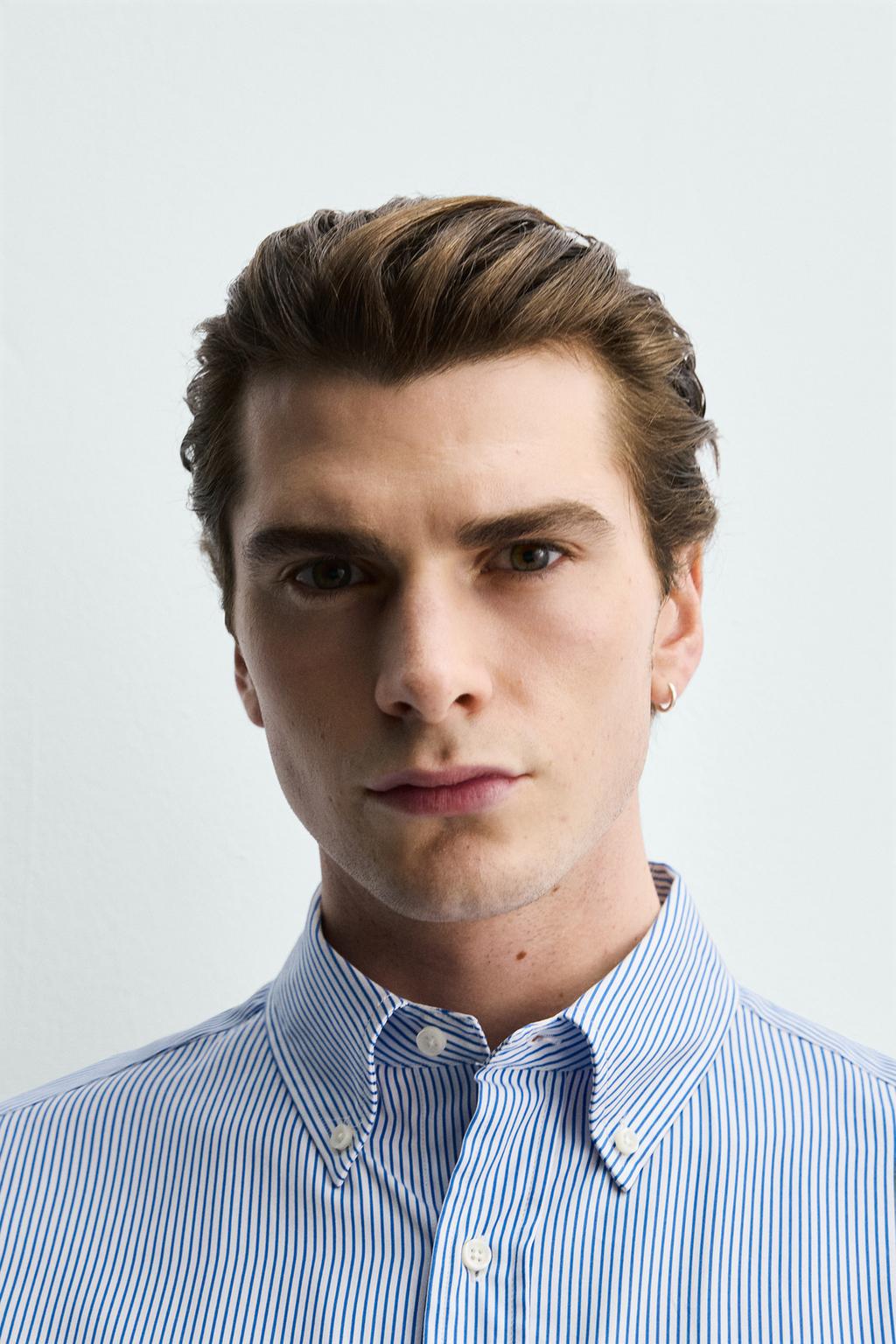 РУБАШКА КЛАССИЧЕСКОГО КРОЯ ИЗ ХЛОПКА