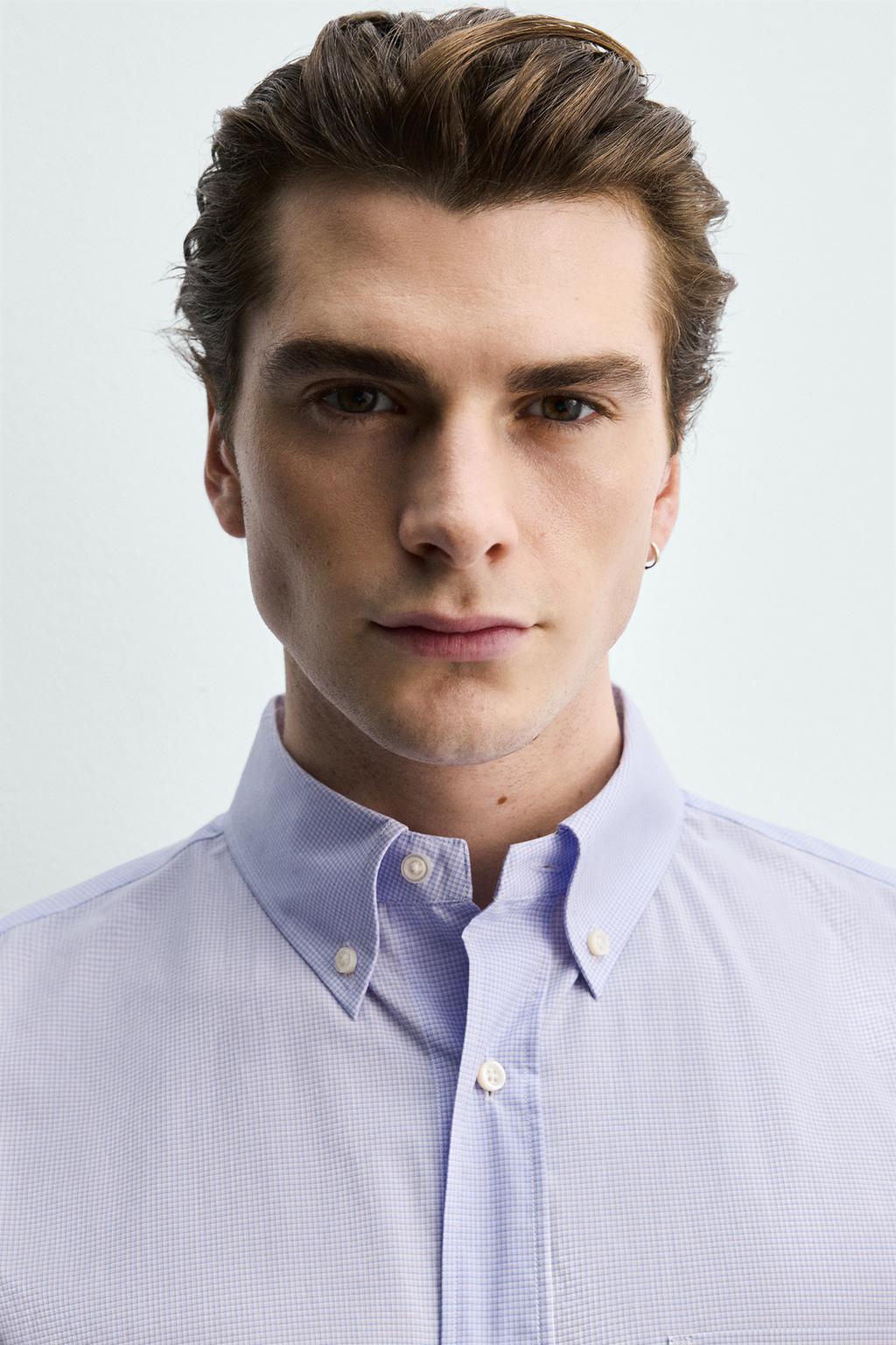 РУБАШКА стандартной посадки В КЛЕТКУ