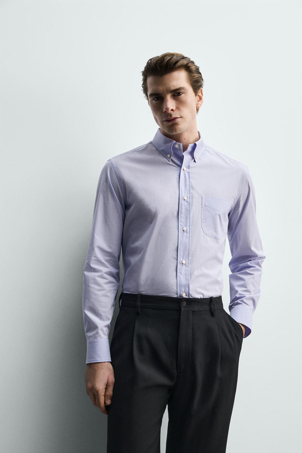 РУБАШКА стандартной посадки В КЛЕТКУ