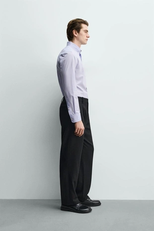 Рубашка стандартной посадки в клетку- Заказать в России