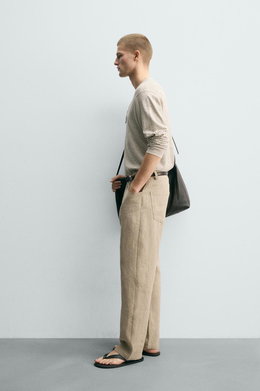 СВИТЕР В ПОЛОСКУ ИЗ СМЕСОВОГО ХЛОПКА