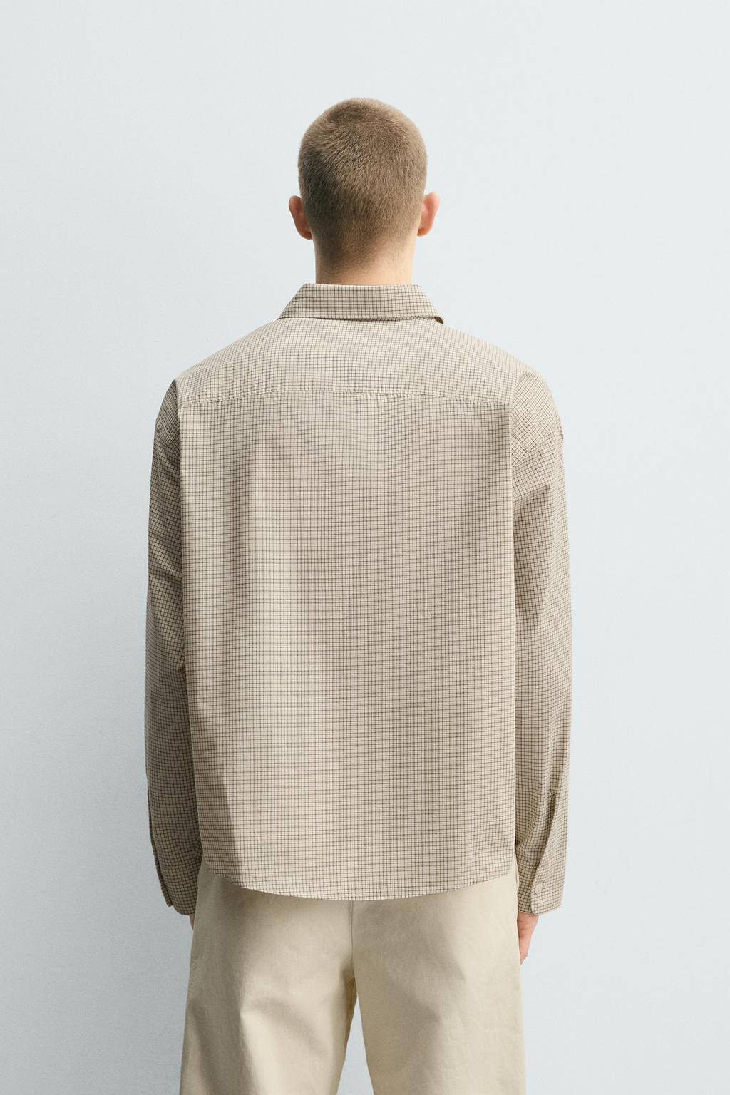 РУБАШКА В КЛЕТКУ С ВЫШИВКОЙ