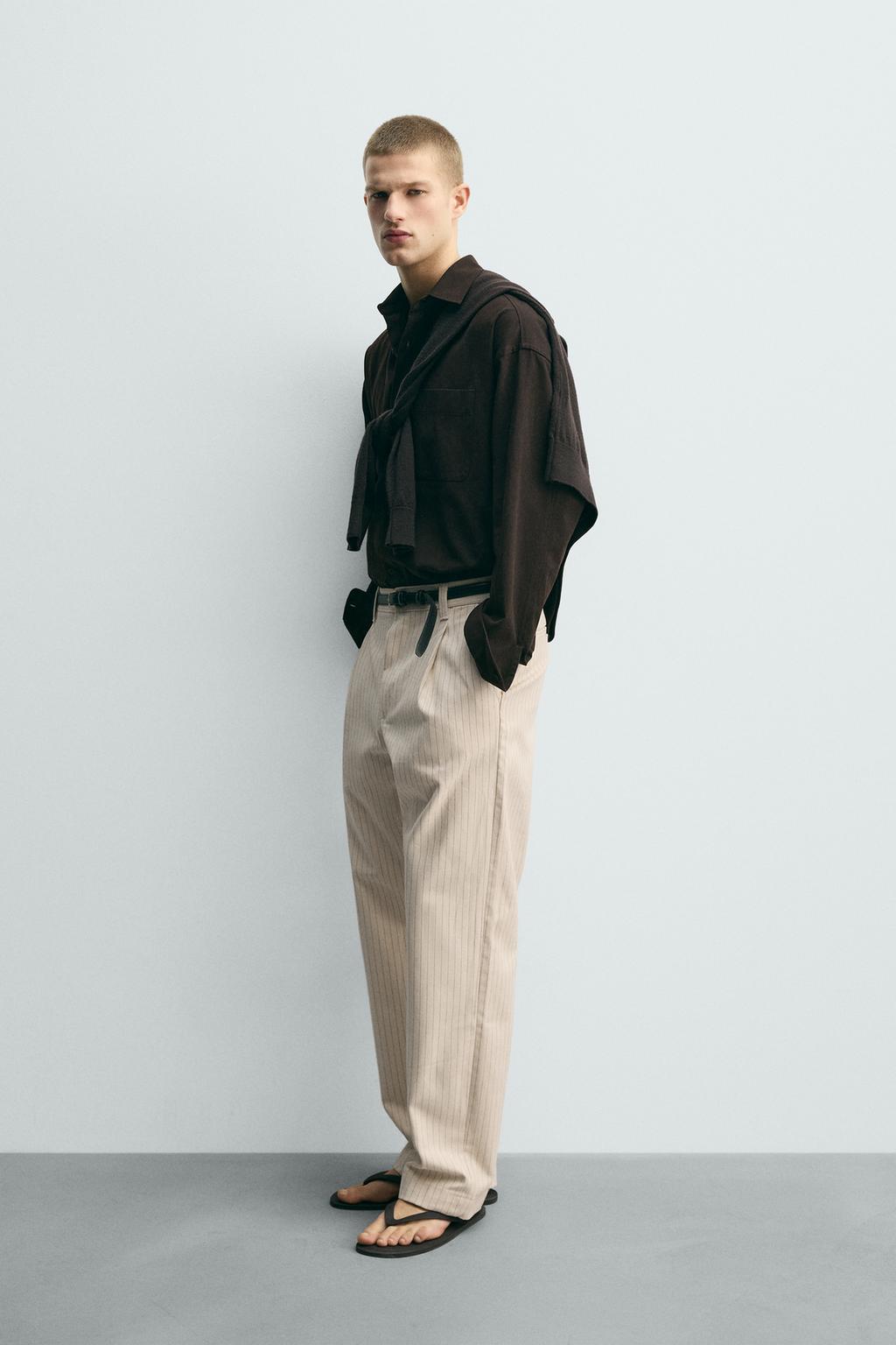 БРЮКИ ЧИНОС  В ПОЛОСКУ