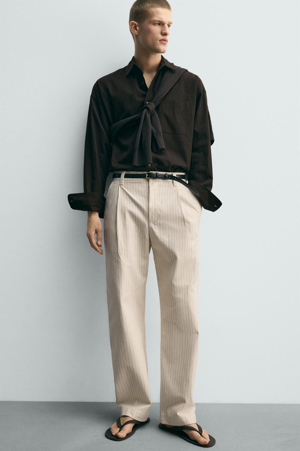 БРЮКИ ЧИНОС  В ПОЛОСКУ