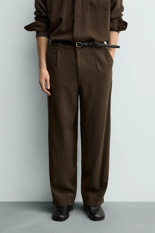 Брюки  из струящейся ткани