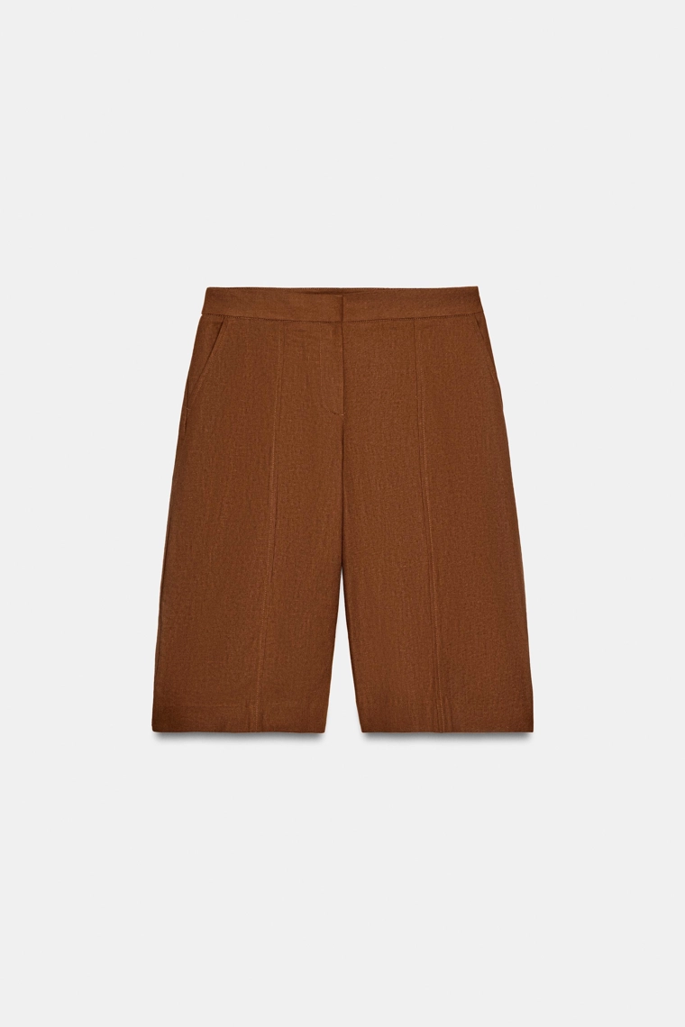 Комплект длинных бермуд из льняной смеси