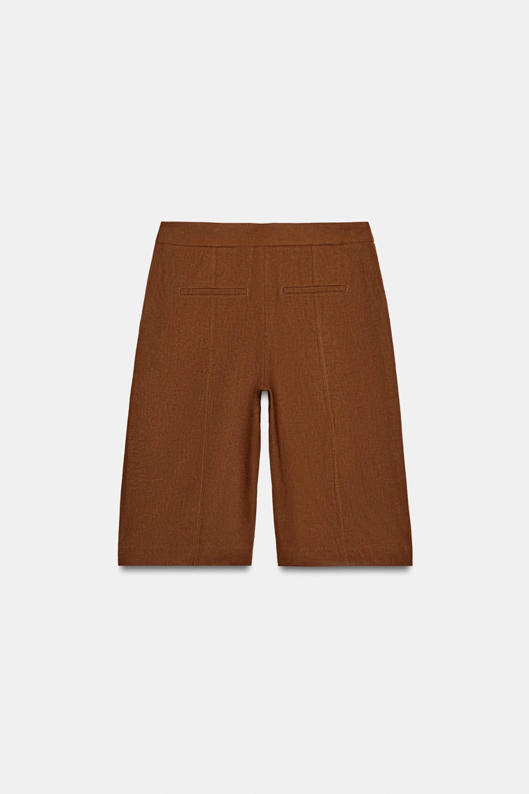 Комплект длинных бермуд из льняной смеси