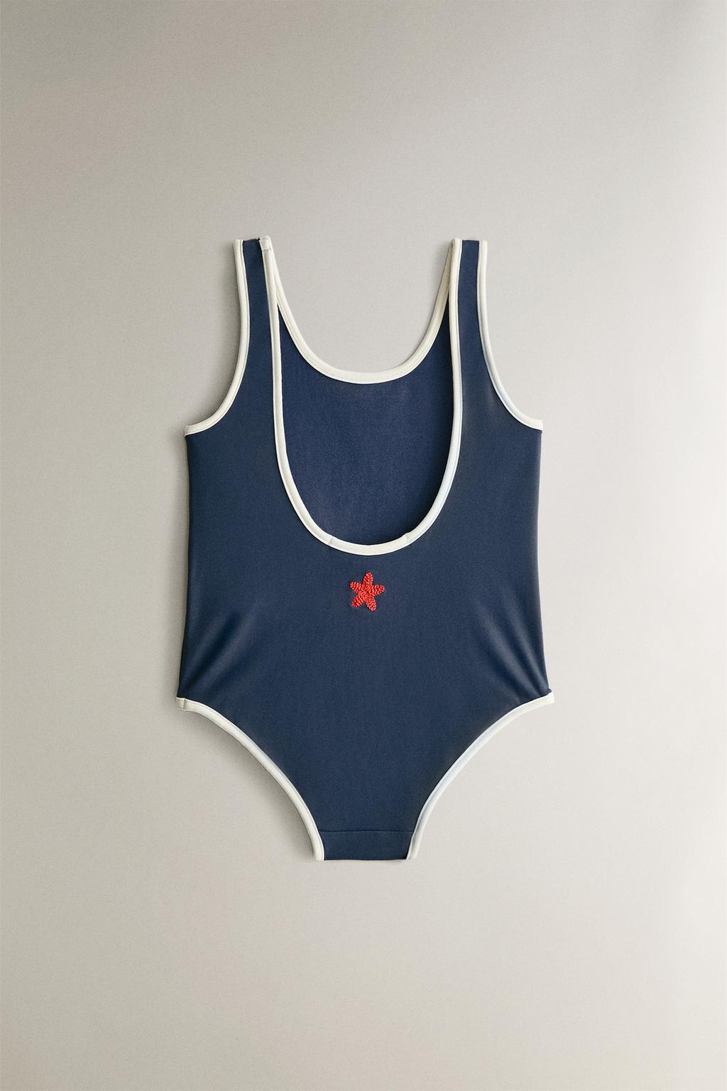 Детские плавательные шорты с морским узором