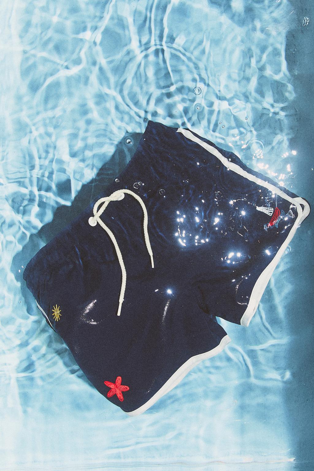 Детские плавательные шорты с морской тематикой