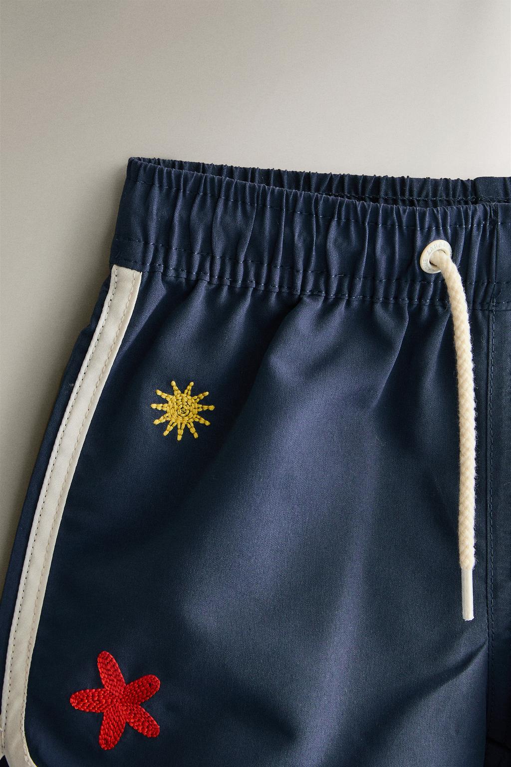 Детские плавательные шорты с морской тематикой