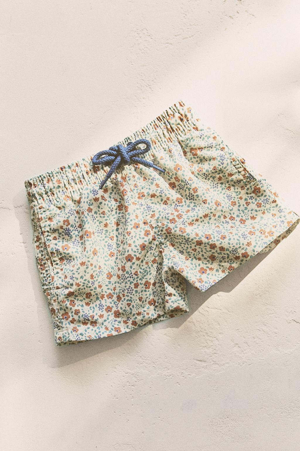 Детские плавательные трусы с цветочным узором