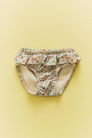 Трусы для младенцев на пляж с оборками и цветочным принтом- Заказать в России