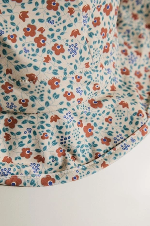 Детская пляжная шляпа с цветочным принтом- Заказать в России